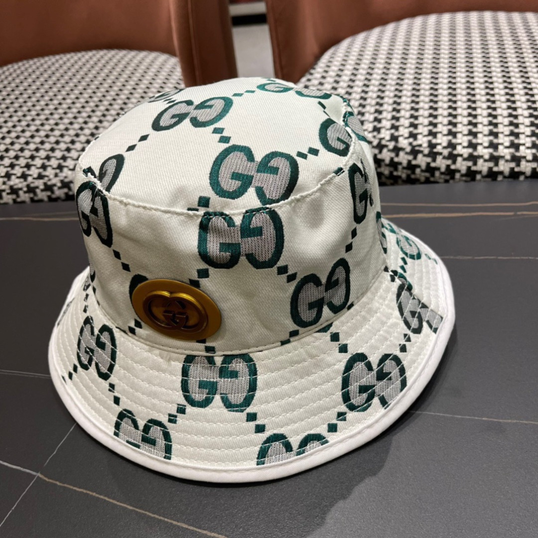  古奇原单渔夫帽， 工艺非常精美 高档大气上档次！低调奢华，方便携带！跑量！