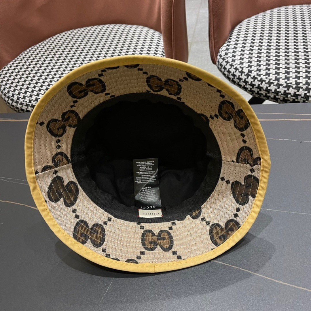  古奇原单渔夫帽， 工艺非常精美 高档大气上档次！低调奢华，方便携带！跑量！