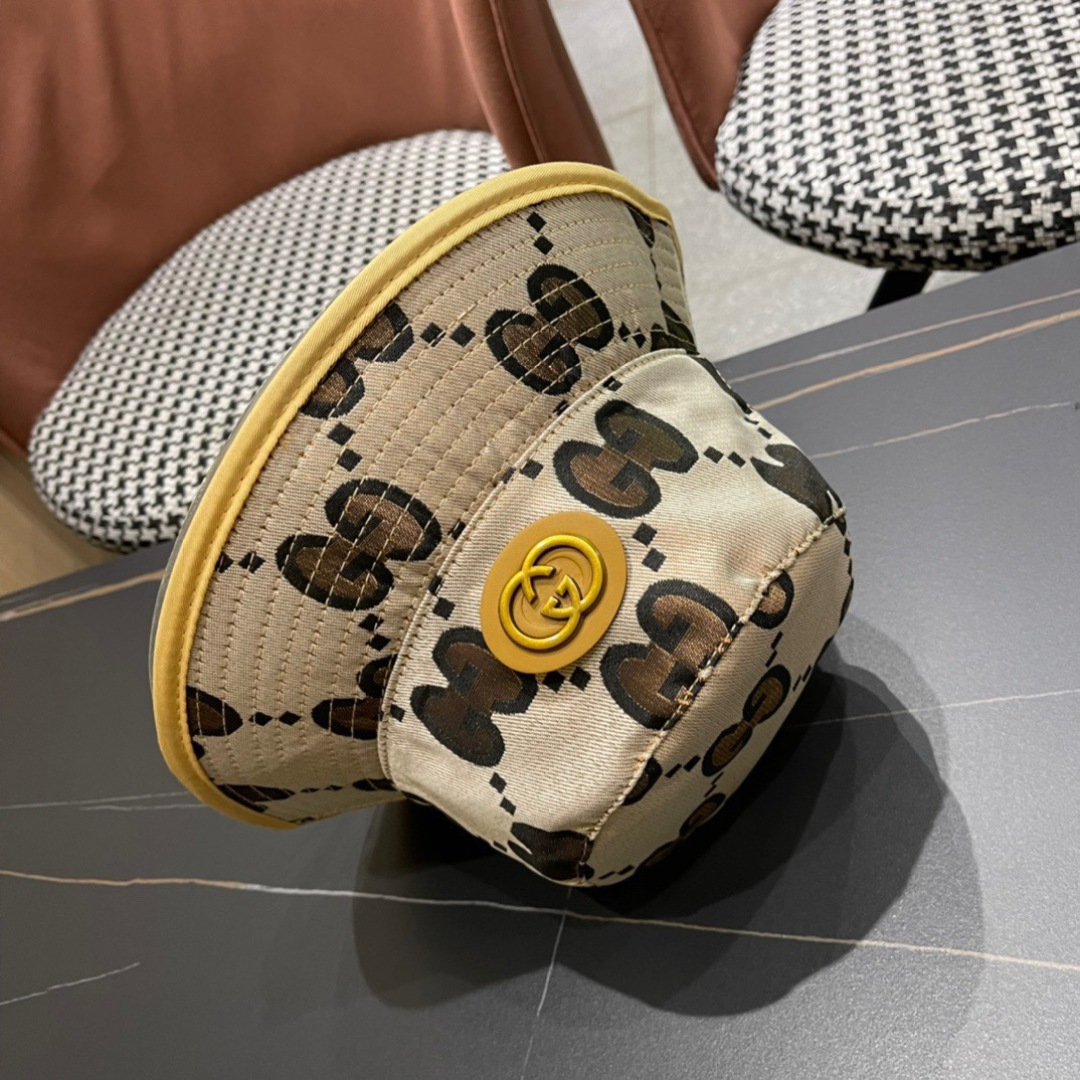  古奇原单渔夫帽， 工艺非常精美 高档大气上档次！低调奢华，方便携带！跑量！