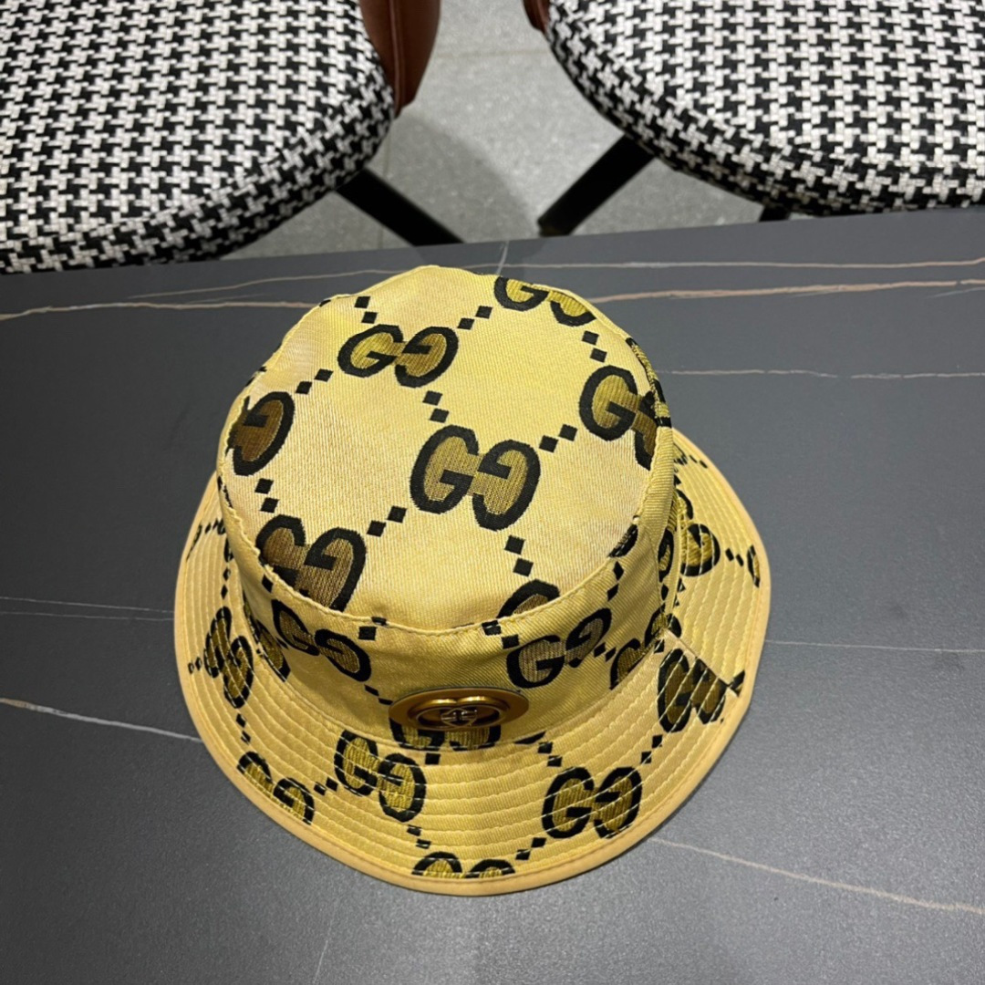  古奇原单渔夫帽， 工艺非常精美 高档大气上档次！低调奢华，方便携带！跑量！