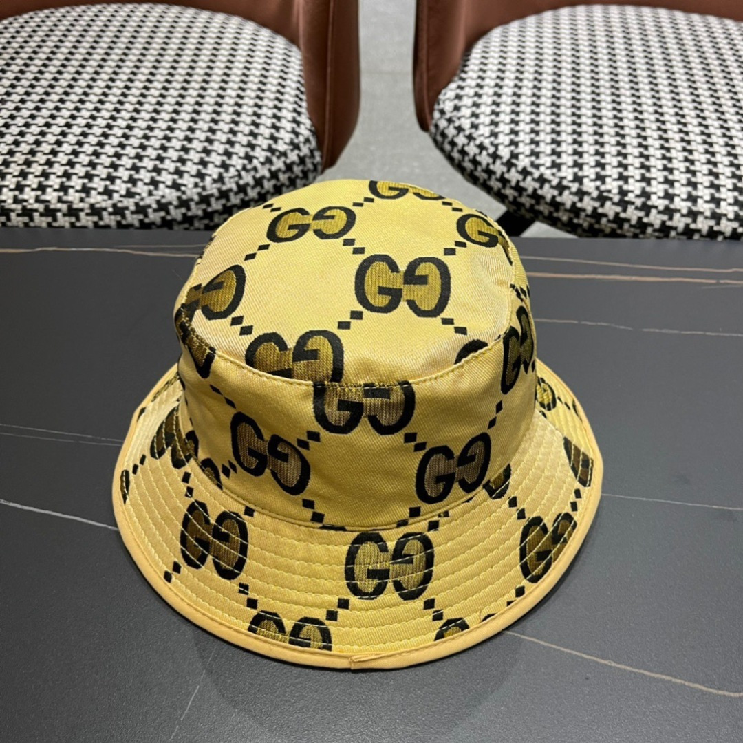  古奇原单渔夫帽， 工艺非常精美 高档大气上档次！低调奢华，方便携带！跑量！