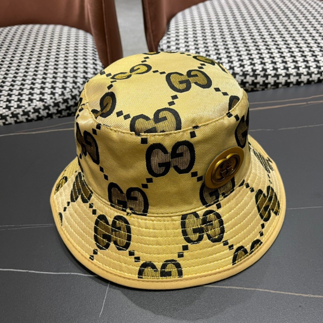  古奇原单渔夫帽， 工艺非常精美 高档大气上档次！低调奢华，方便携带！跑量！