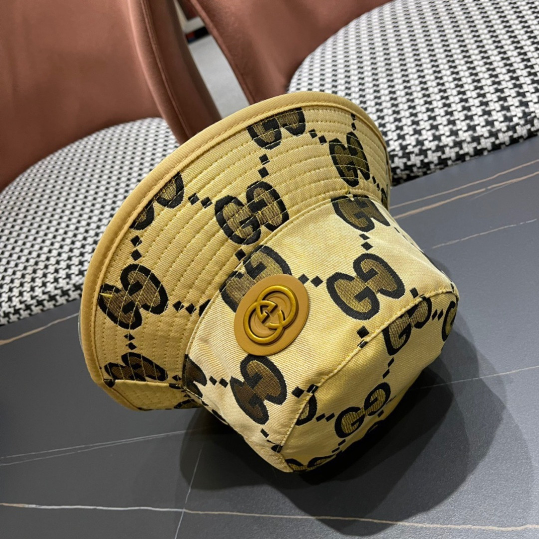  古奇原单渔夫帽， 工艺非常精美 高档大气上档次！低调奢华，方便携带！跑量！