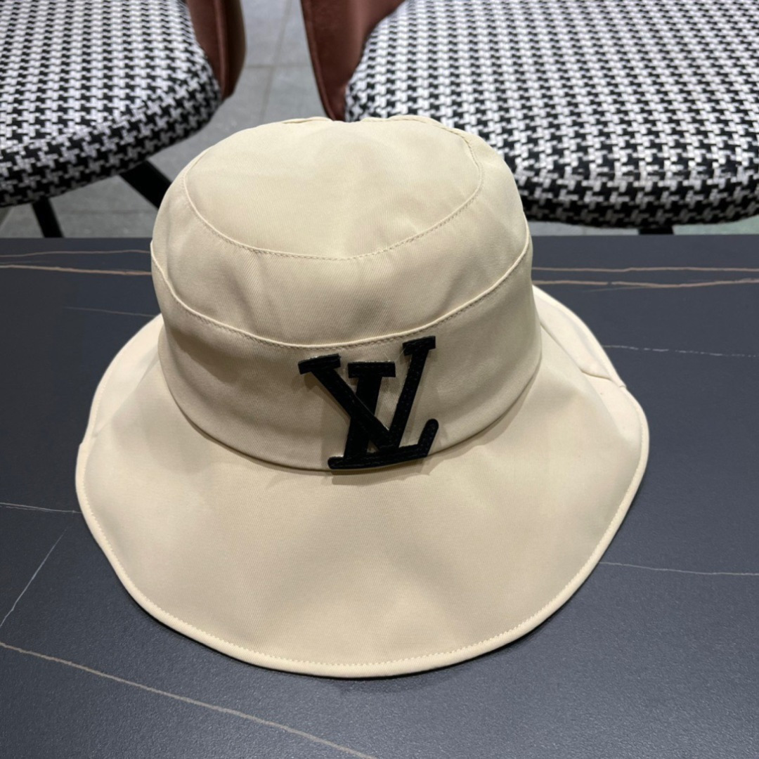 💛【LV路易威登】2025新款蝴蝶结折叠款遮阳渔夫帽～小香风遮阳效果一绝、随意折叠都不会变形