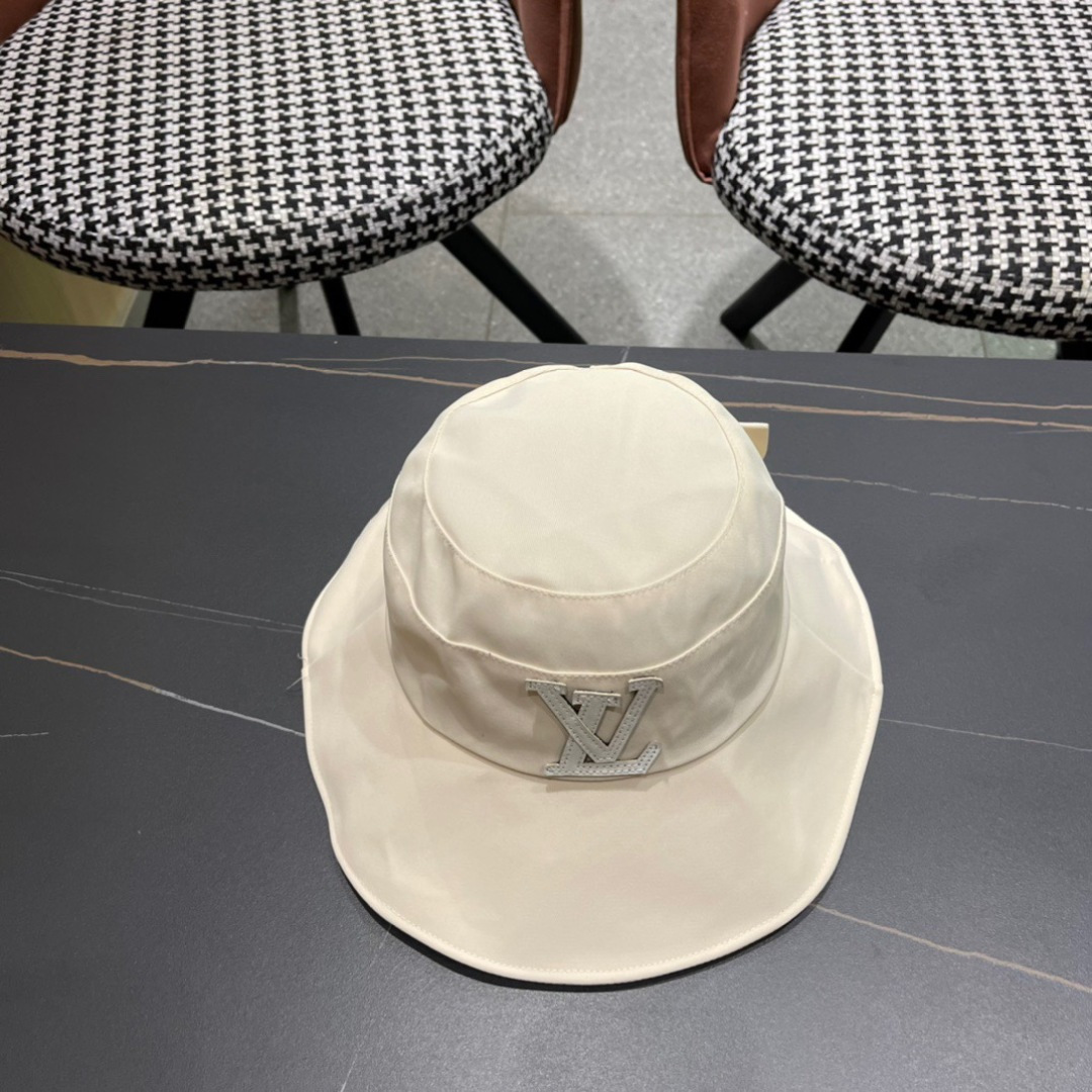 💛【LV路易威登】2025新款蝴蝶结折叠款遮阳渔夫帽～小香风遮阳效果一绝、随意折叠都不会变形