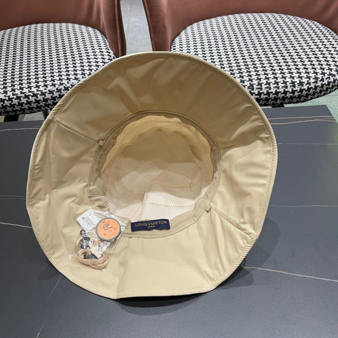 💛【LV路易威登】2025新款蝴蝶结折叠款遮阳渔夫帽～小香风遮阳效果一绝、随意折叠都不会变形