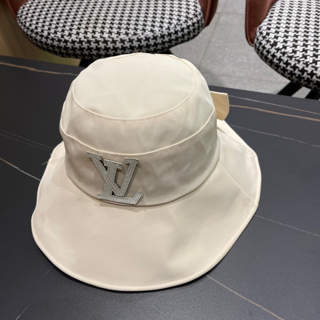 💛【LV路易威登】2025新款蝴蝶结折叠款遮阳渔夫帽～小香风遮阳效果一绝、随意折叠都不会变形