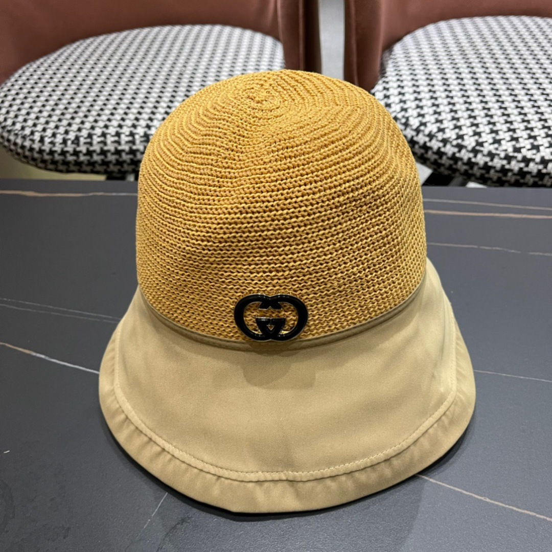 
古奇GUCCI渔夫帽原单品质火爆来袭 🔥🎩 工艺非常精美 高档大气上档次！低调奢华，方便携带！跑量！