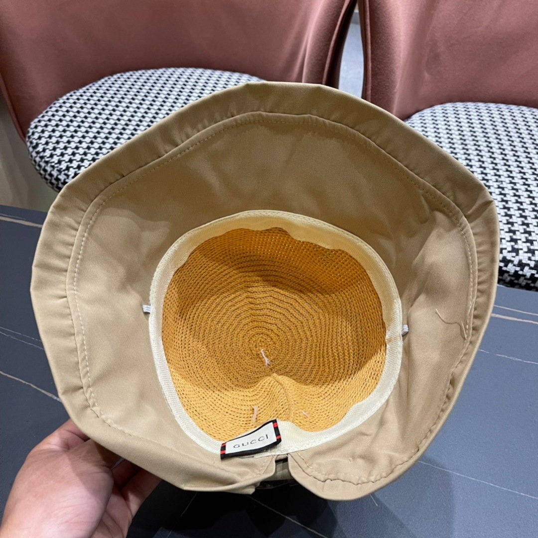 
古奇GUCCI渔夫帽原单品质火爆来袭 🔥🎩 工艺非常精美 高档大气上档次！低调奢华，方便携带！跑量！