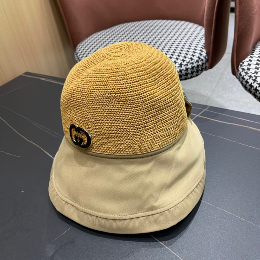 
古奇GUCCI渔夫帽原单品质火爆来袭 🔥🎩 工艺非常精美 高档大气上档次！低调奢华，方便携带！跑量！