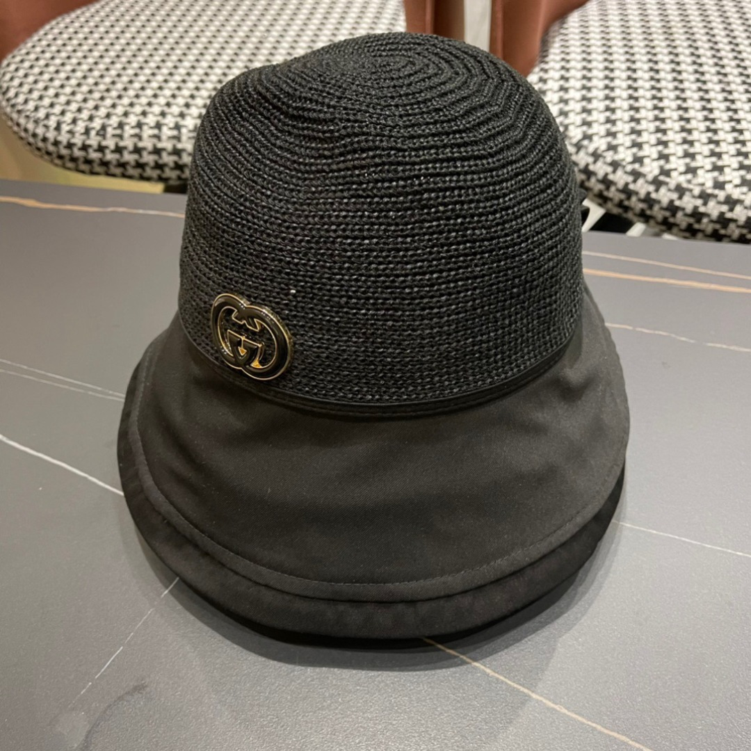 
古奇GUCCI渔夫帽原单品质火爆来袭 🔥🎩 工艺非常精美 高档大气上档次！低调奢华，方便携带！跑量！