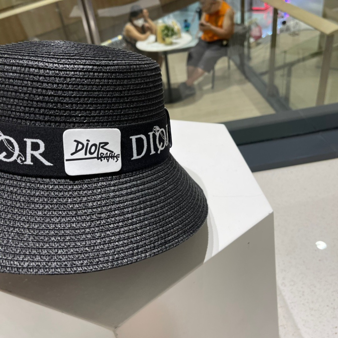  Dior迪奥新款草帽，名媛风礼帽，头围57cm
