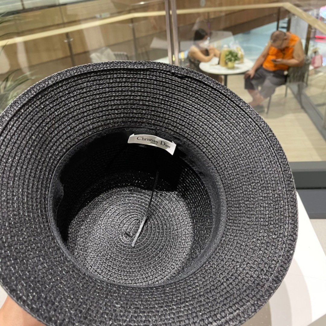  Dior迪奥新款草帽，名媛风礼帽，头围57cm