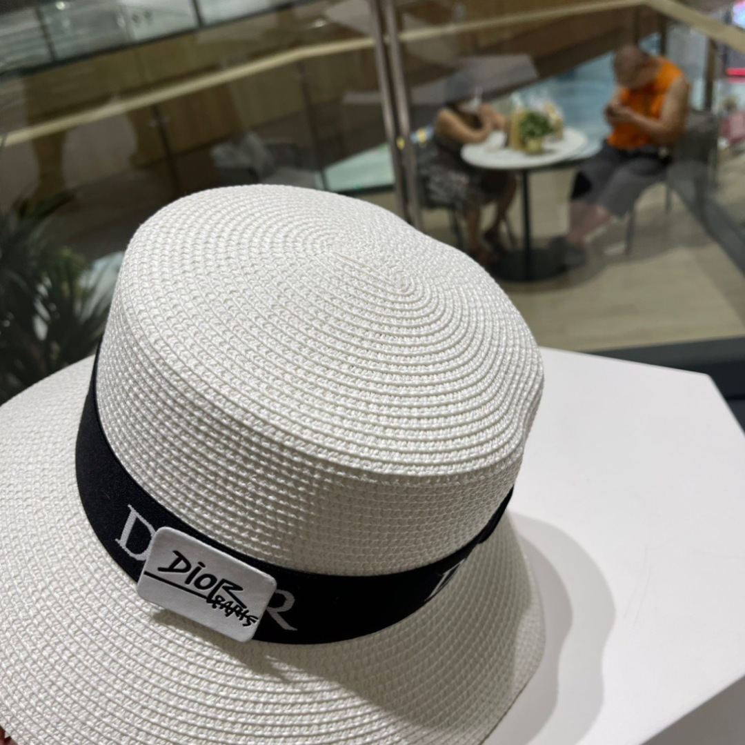  Dior迪奥新款草帽，名媛风礼帽，头围57cm