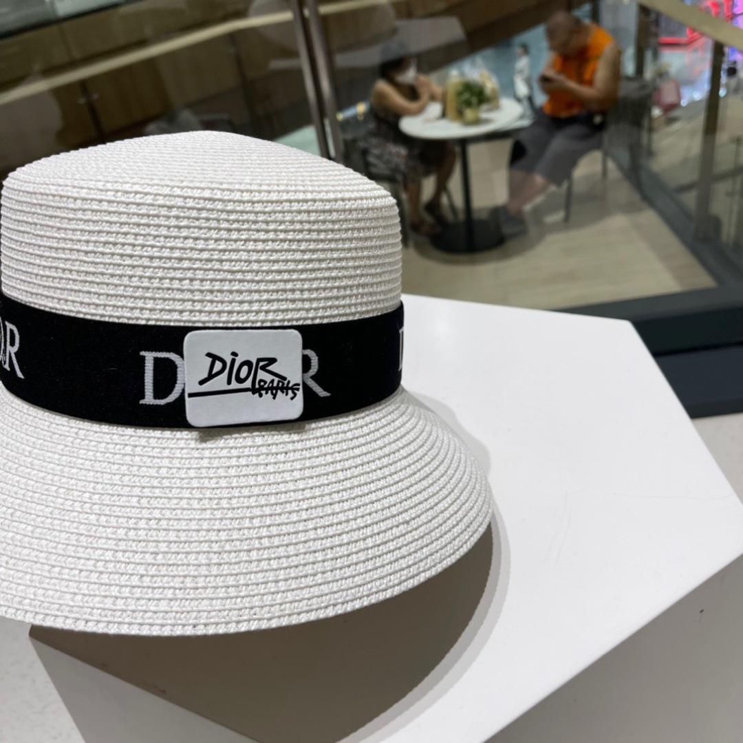  Dior迪奥新款草帽，名媛风礼帽，头围57cm