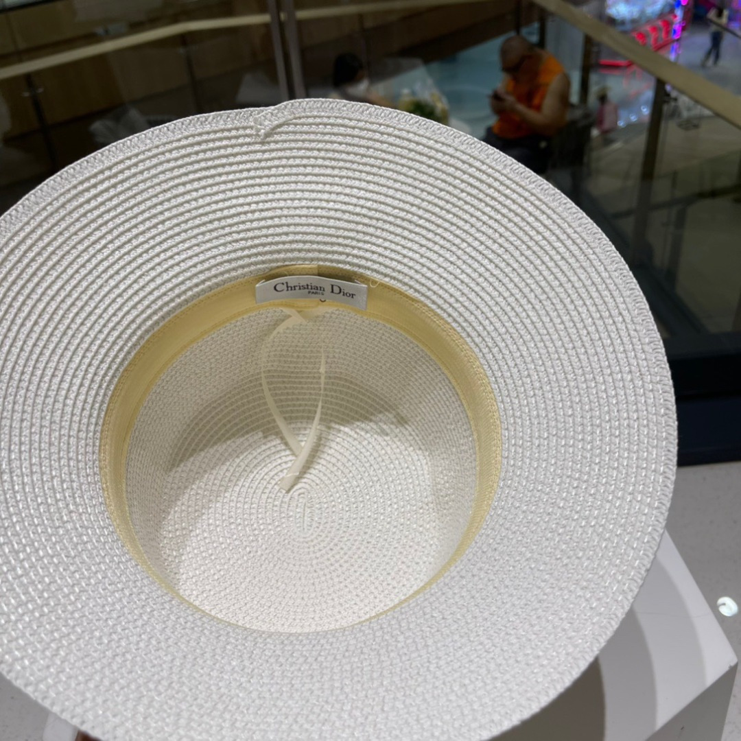  Dior迪奥新款草帽，名媛风礼帽，头围57cm