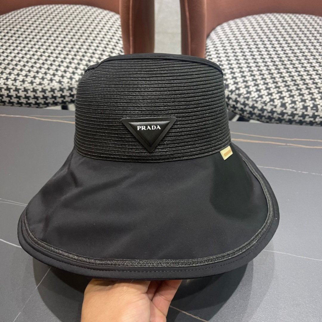 【Chanel香奈儿】2025夏款空顶遮阳渔夫帽🌈 浪漫沙滩款！出街必备