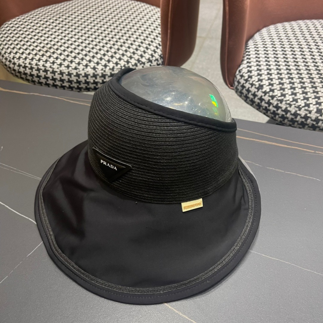 【Chanel香奈儿】2025夏款空顶遮阳渔夫帽🌈 浪漫沙滩款！出街必备