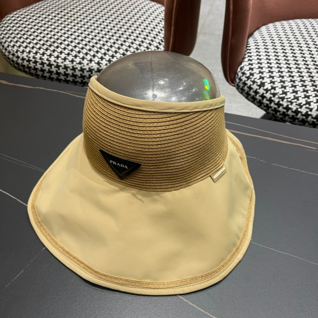 【Chanel香奈儿】2025夏款空顶遮阳渔夫帽🌈 浪漫沙滩款！出街必备