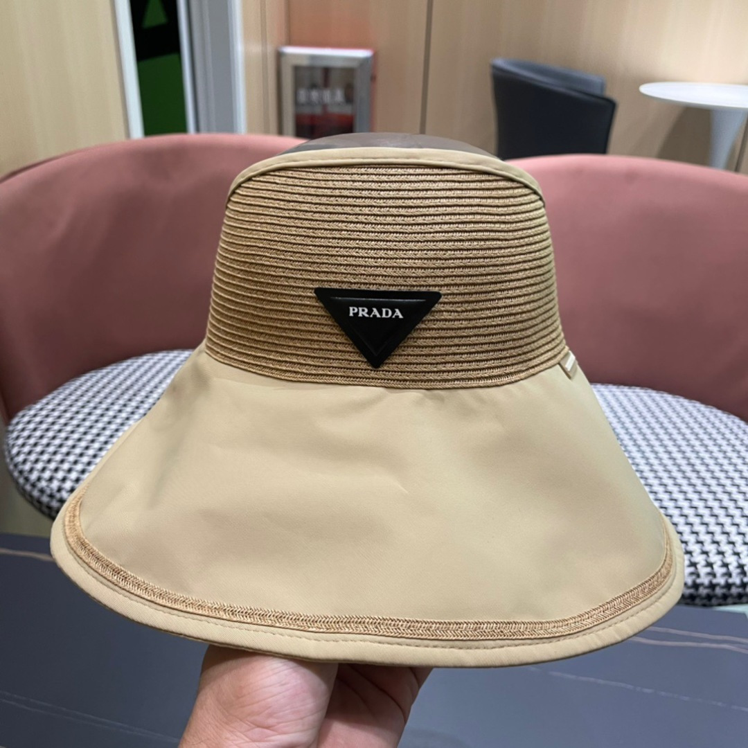 【Chanel香奈儿】2025夏款空顶遮阳渔夫帽🌈 浪漫沙滩款！出街必备