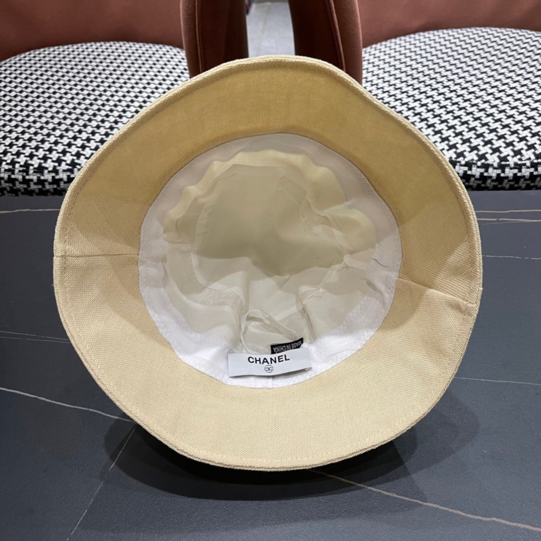  香奈儿CHANEL 春夏新品渔夫帽，logo小香经典简约，时尚休闲设计 跑量新品