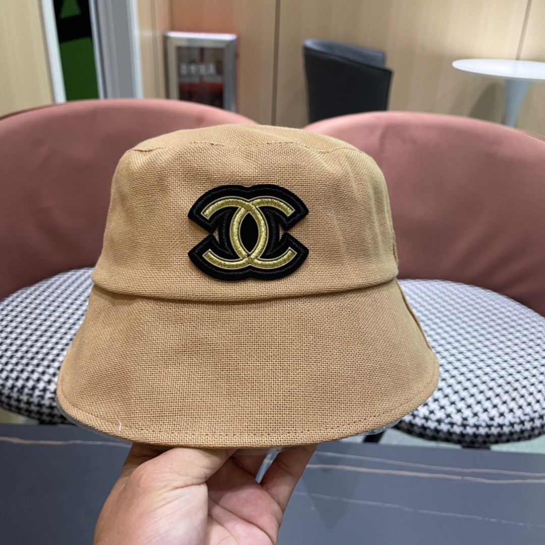  香奈儿CHANEL 春夏新品渔夫帽，logo小香经典简约，时尚休闲设计 跑量新品
