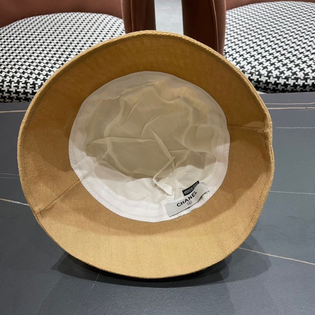  香奈儿CHANEL 春夏新品渔夫帽，logo小香经典简约，时尚休闲设计 跑量新品