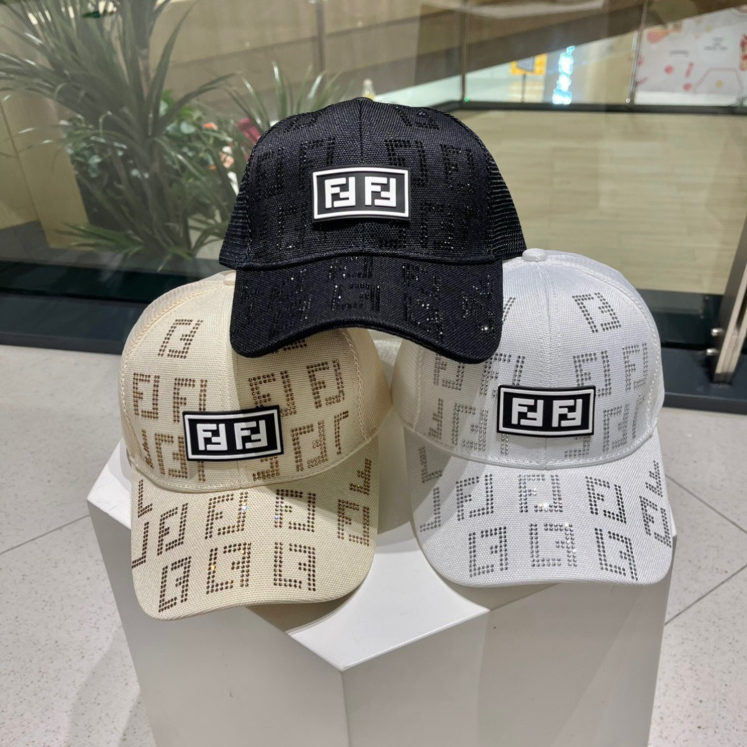  FENDI芬迪 老花系列棒球帽🧢 经典FF中古单品，气质穿搭单品，质量杠杠强