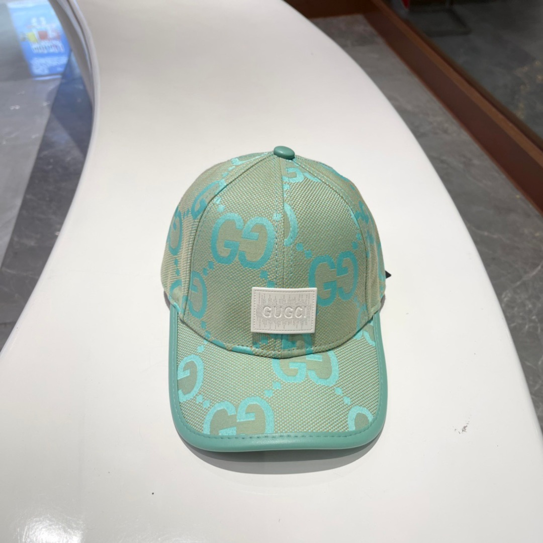  Gucci古奇鸭舌帽，男女款棒球帽，遮阳帽，头围57cm