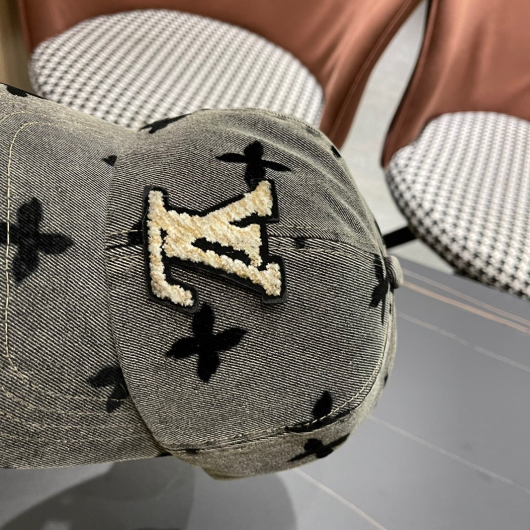   LouiVuittonLV👒专柜新款路易威登家牛仔棒球帽，男女通用遮阳帽，