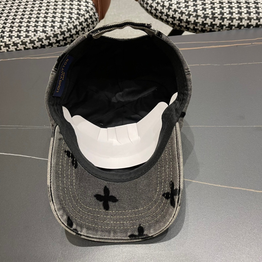   LouiVuittonLV👒专柜新款路易威登家牛仔棒球帽，男女通用遮阳帽，