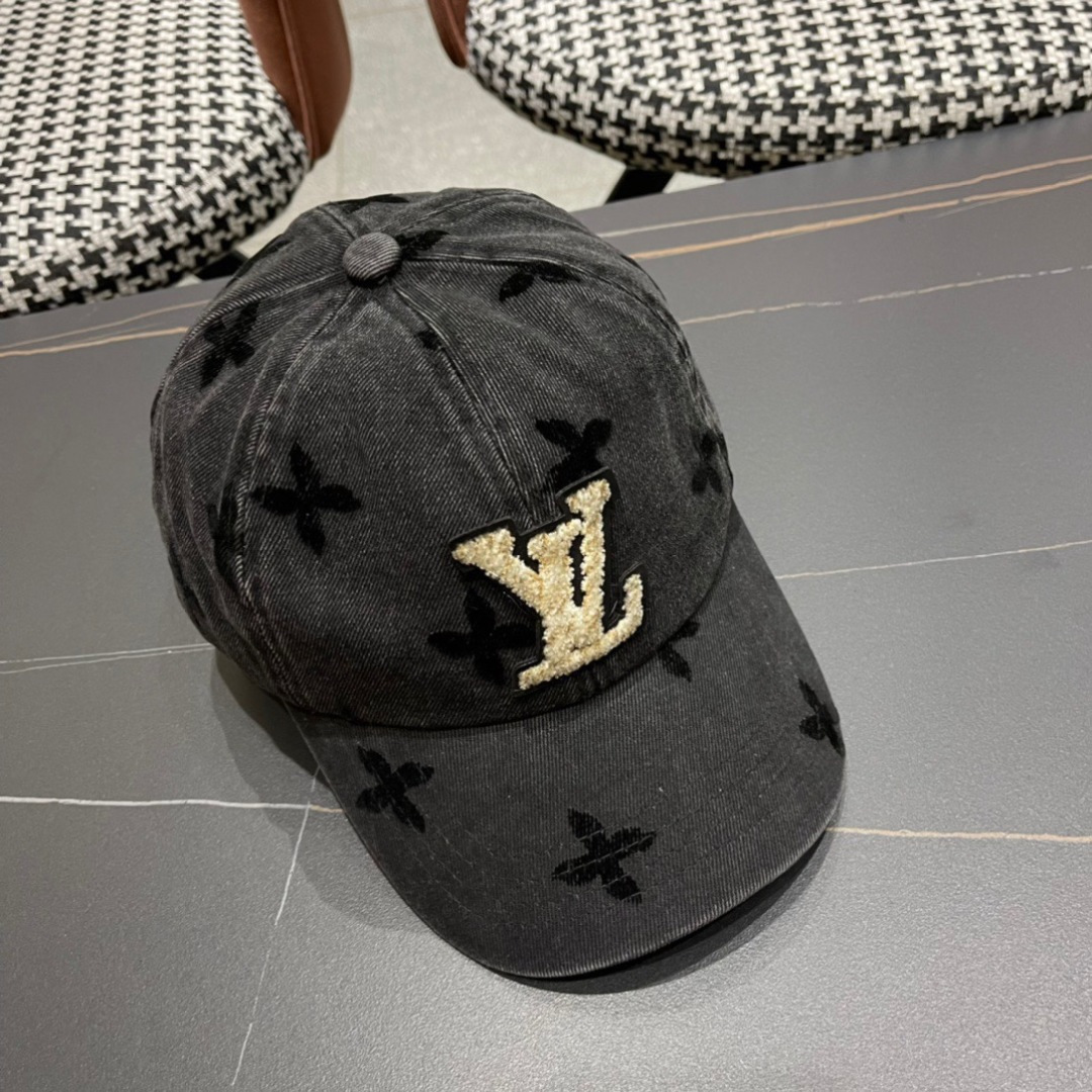   LouiVuittonLV👒专柜新款路易威登家牛仔棒球帽，男女通用遮阳帽，