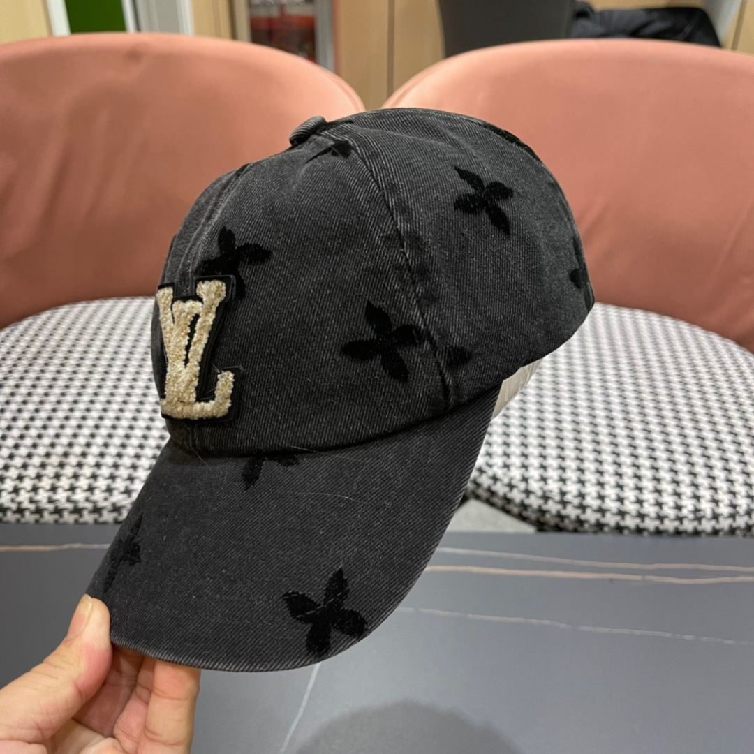   LouiVuittonLV👒专柜新款路易威登家牛仔棒球帽，男女通用遮阳帽，