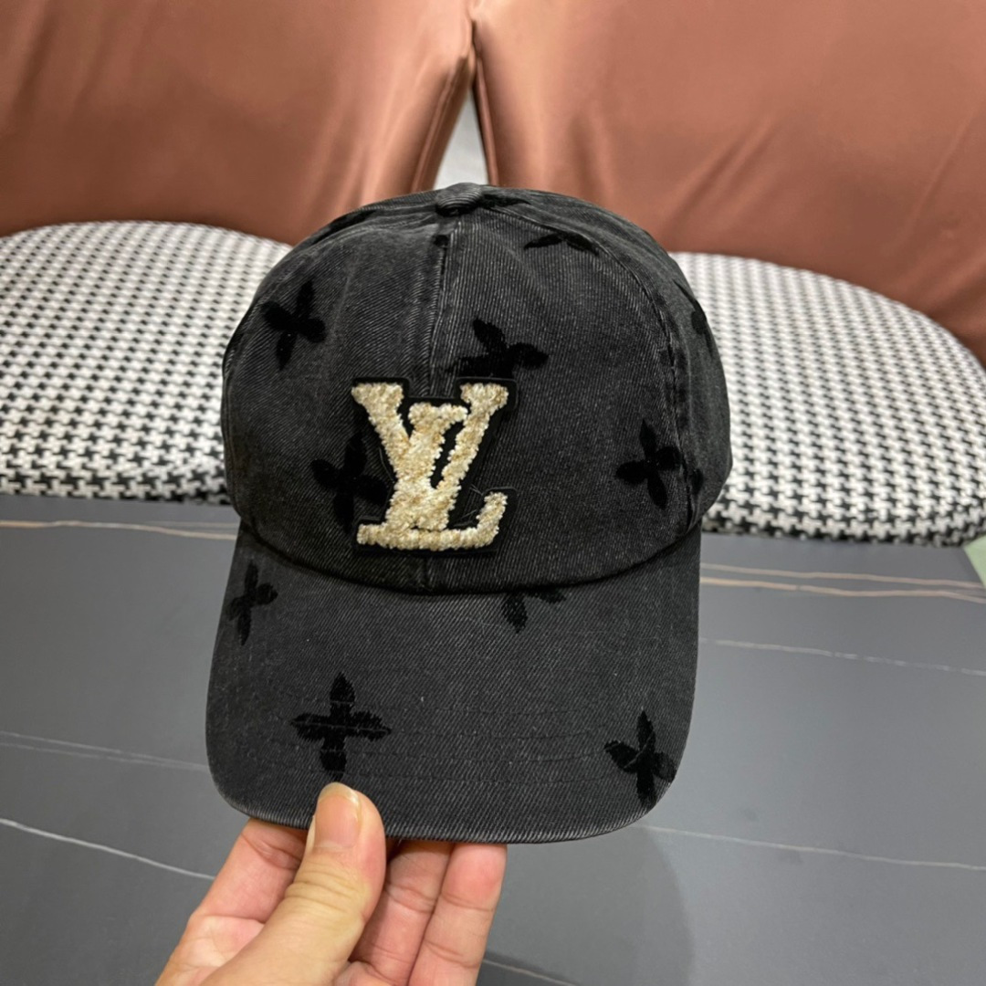   LouiVuittonLV👒专柜新款路易威登家牛仔棒球帽，男女通用遮阳帽，