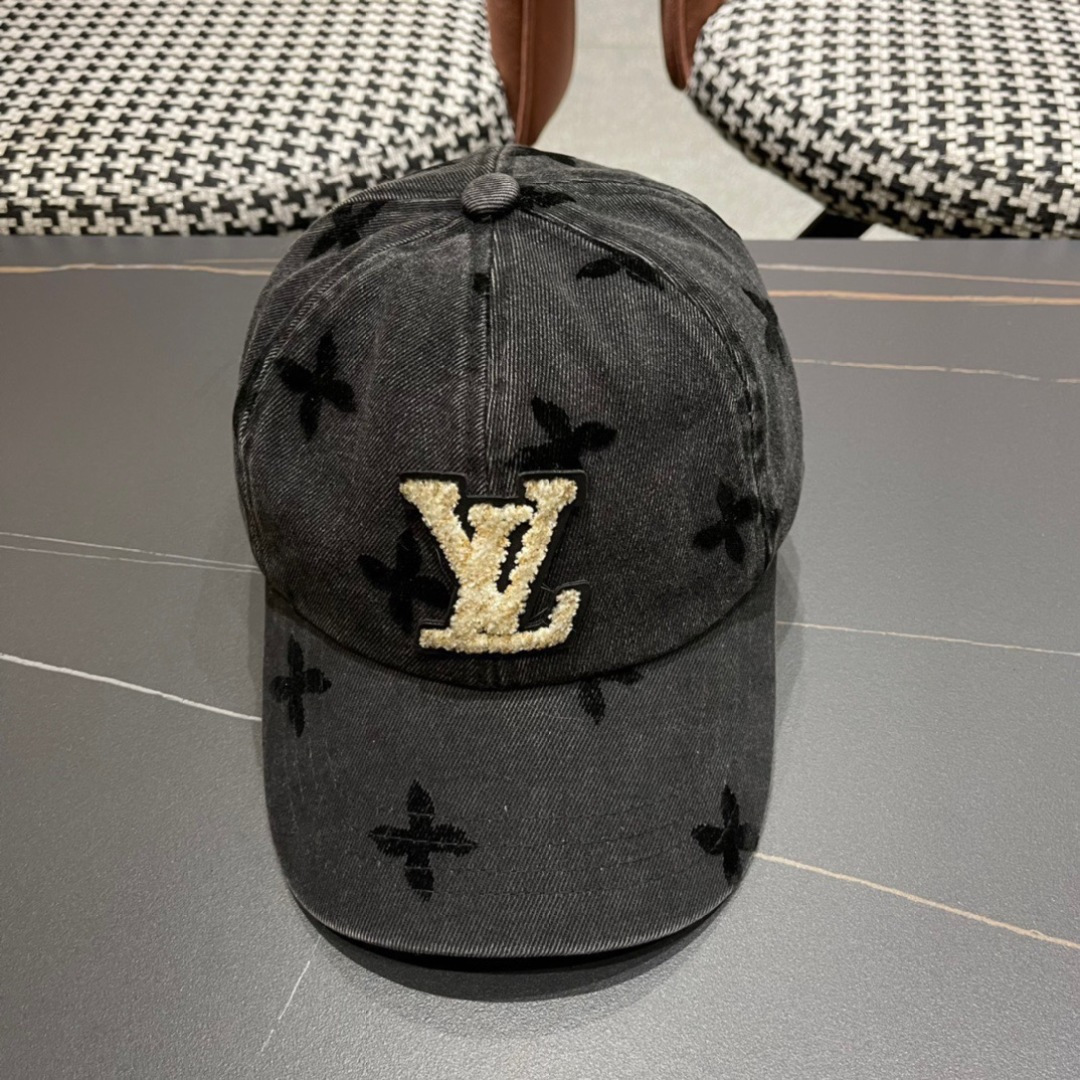   LouiVuittonLV👒专柜新款路易威登家牛仔棒球帽，男女通用遮阳帽，