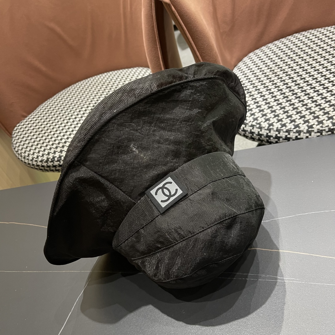 💛【CHANEL香奈儿】2025 新款夏季不规则小香风简约渔夫帽🌈 经典百搭休闲～洋气好看！