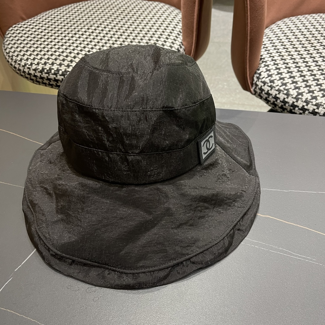 💛【CHANEL香奈儿】2025 新款夏季不规则小香风简约渔夫帽🌈 经典百搭休闲～洋气好看！