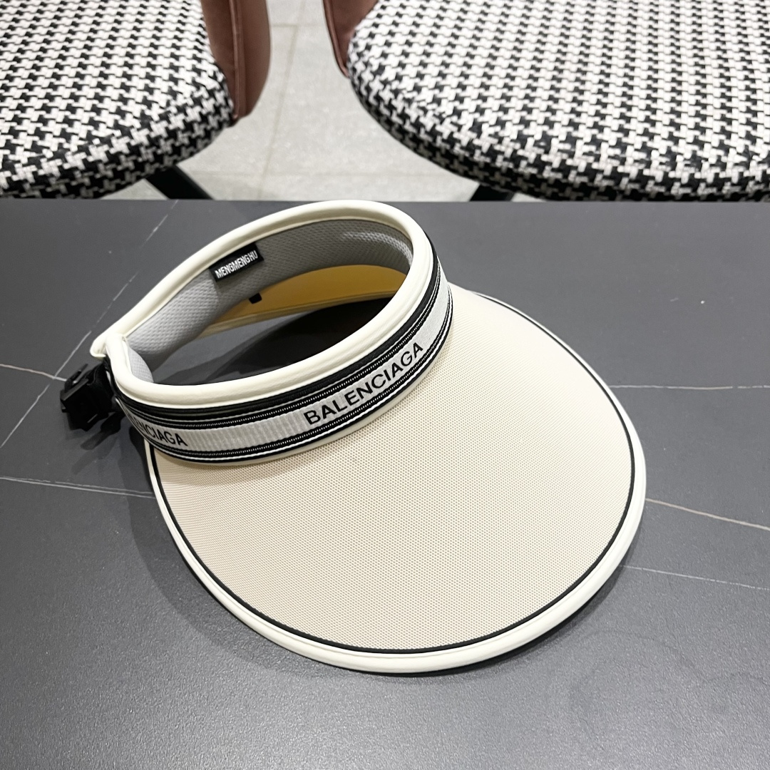  巴黎世家BALENCIAGA，2025新款空顶遮阳帽，最好品质的，休闲大方，大家自己对比哦