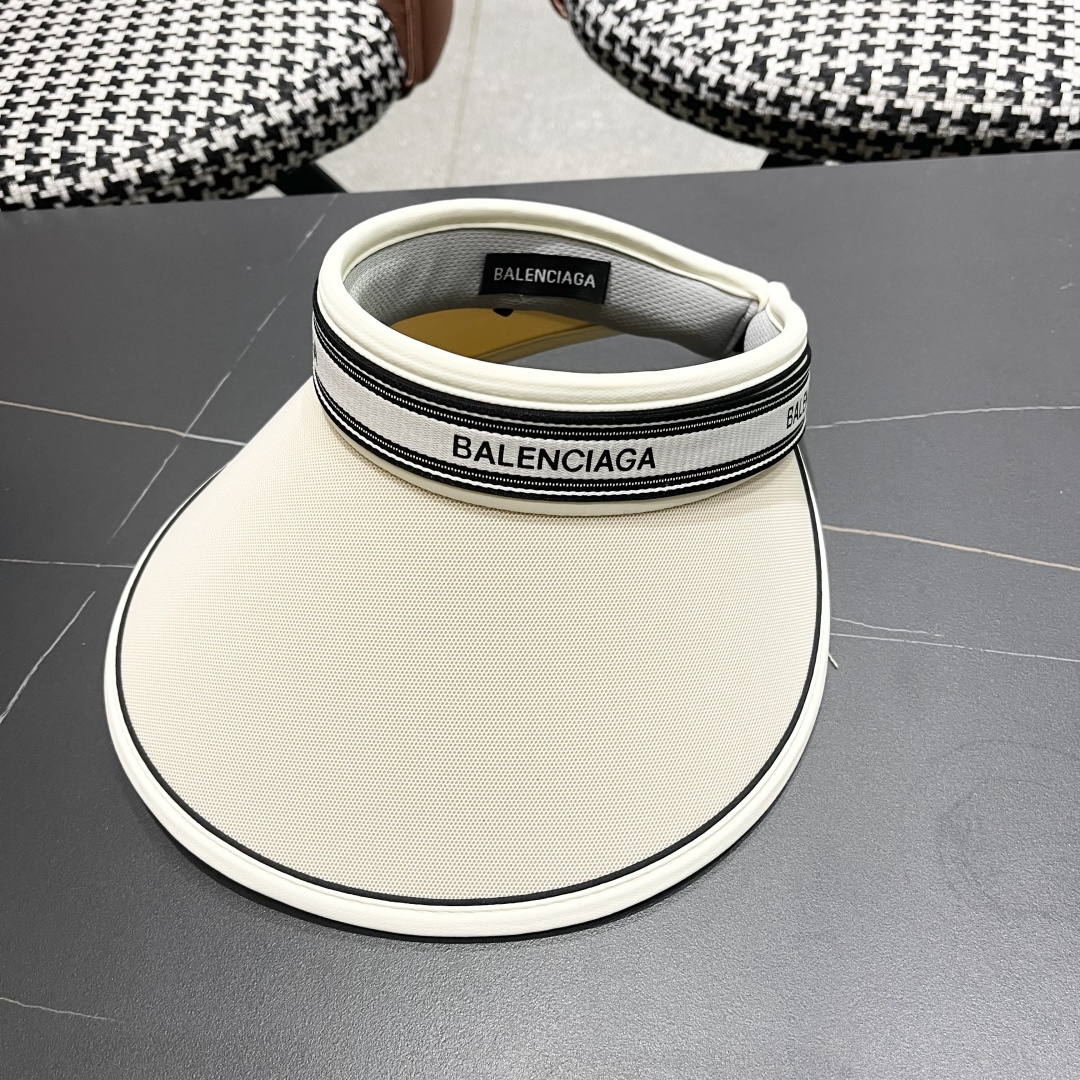  巴黎世家BALENCIAGA，2025新款空顶遮阳帽，最好品质的，休闲大方，大家自己对比哦