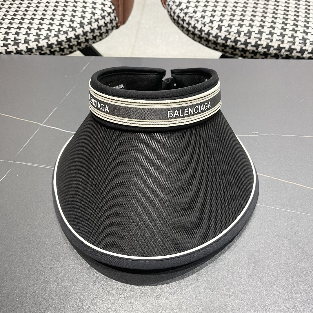  巴黎世家BALENCIAGA，2025新款空顶遮阳帽，最好品质的，休闲大方，大家自己对比哦