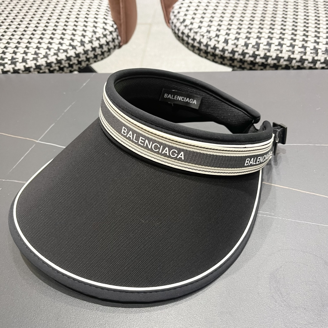  巴黎世家BALENCIAGA，2025新款空顶遮阳帽，最好品质的，休闲大方，大家自己对比哦