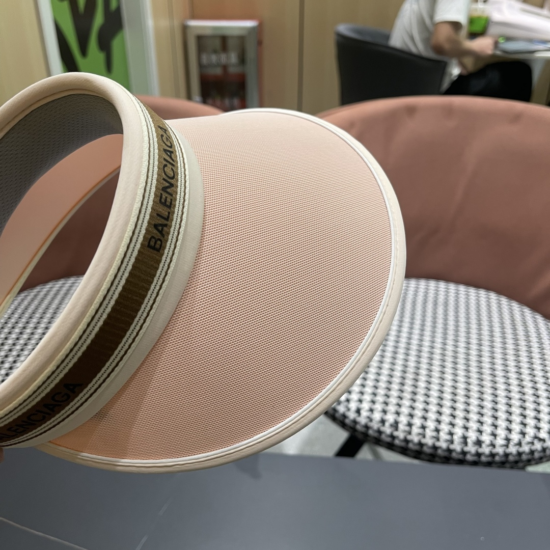  巴黎世家BALENCIAGA，2025新款空顶遮阳帽，最好品质的，休闲大方，大家自己对比哦