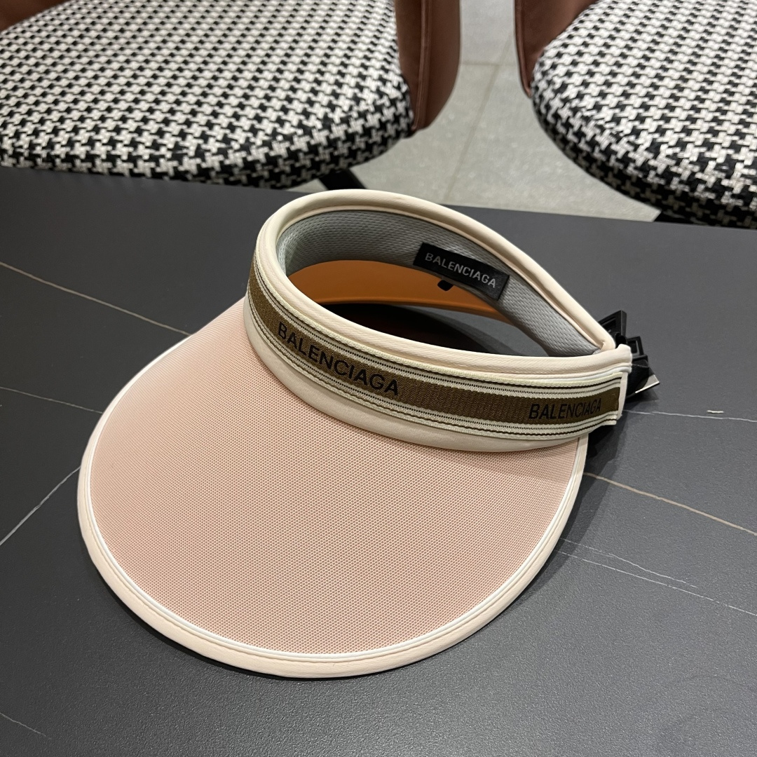  巴黎世家BALENCIAGA，2025新款空顶遮阳帽，最好品质的，休闲大方，大家自己对比哦