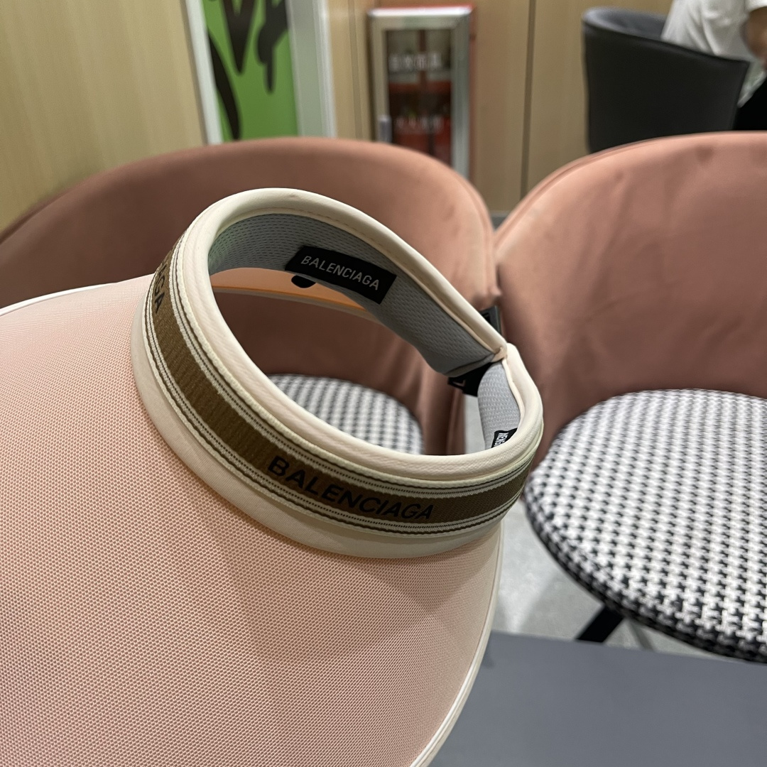  巴黎世家BALENCIAGA，2025新款空顶遮阳帽，最好品质的，休闲大方，大家自己对比哦