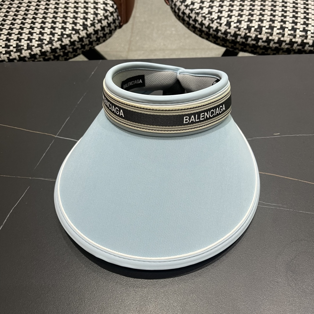  巴黎世家BALENCIAGA，2025新款空顶遮阳帽，最好品质的，休闲大方，大家自己对比哦