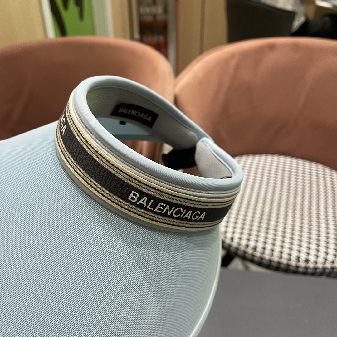  巴黎世家BALENCIAGA，2025新款空顶遮阳帽，最好品质的，休闲大方，大家自己对比哦
