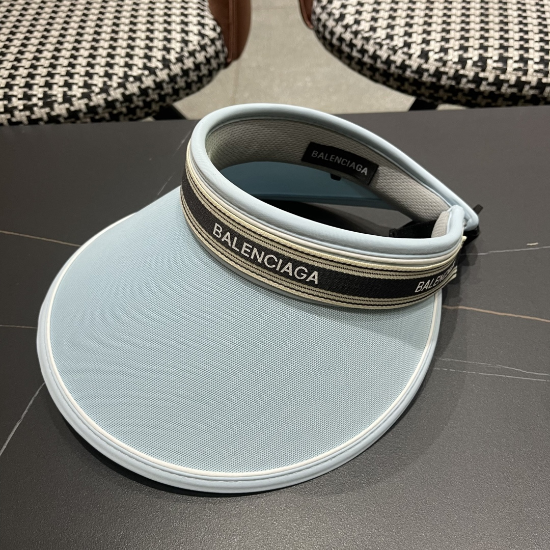  巴黎世家BALENCIAGA，2025新款空顶遮阳帽，最好品质的，休闲大方，大家自己对比哦
