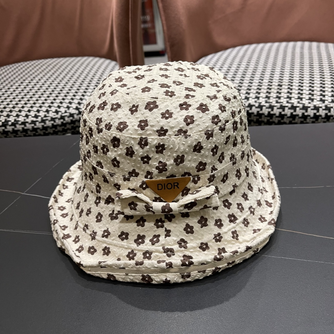 NO:358345,Dior 2025 new cute floral women's fisherman hat summer versatile big head surround UV line sun hat face small basin hat autumn hat straw hat fisherman hat baseball hat, hat, dior, espadrilles, hats迪奥 2025新款可爱碎花女士渔夫帽夏季百搭大头围防紫外 线遮阳帽子显脸小盆帽秋帽子草帽渔夫帽棒球帽,帽子,dior,espadrilles,hats,hat
