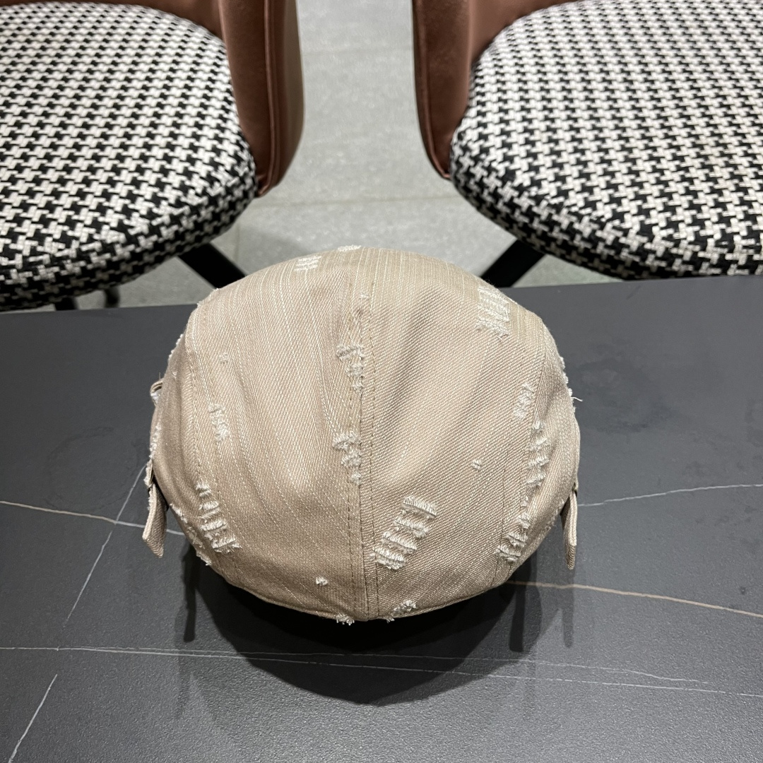  古奇 复古小众前进帽春秋夏季笔款贝雷帽男女品脸小
情侣画家帽遮阳鸭舌