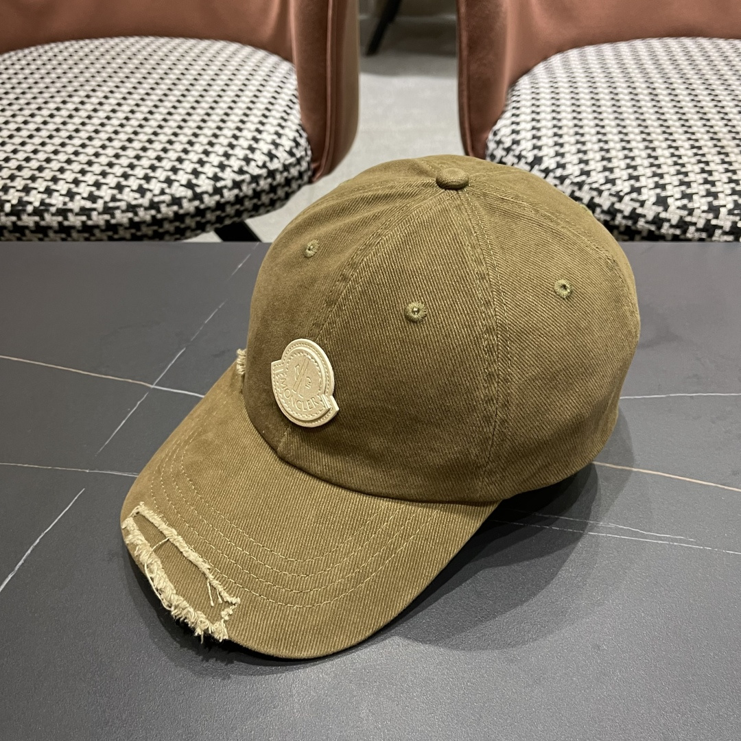  蒙口MONCLER2025新款棒球帽，时尚炸街单品，风格很OK，网红.时尚博主的最爱！高品质舒适透气，